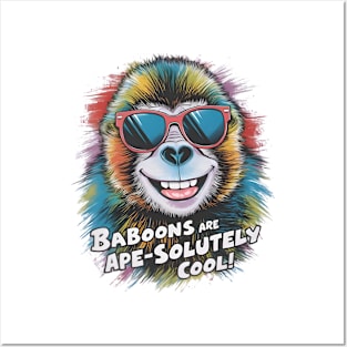 Baboon Bonanza Tee: Ape-solutely Cool Statement We Posters and Art